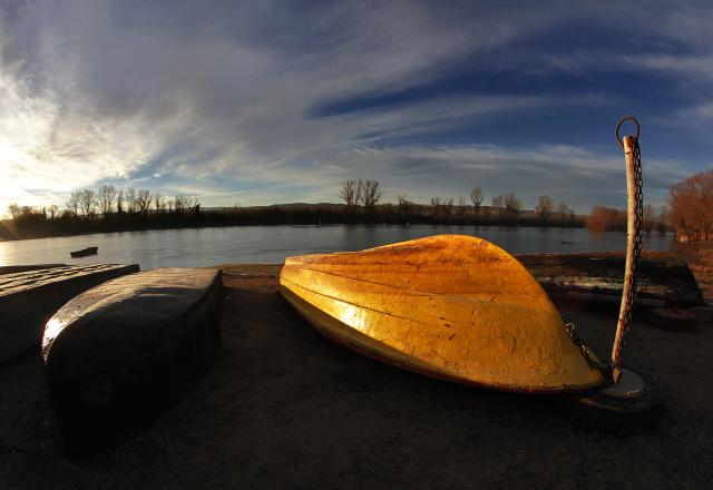 Рассвет в окрестностях сербского Нови-Сада